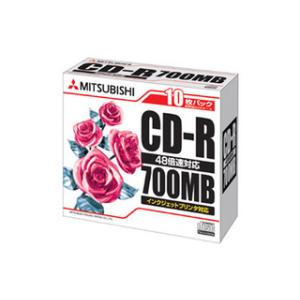 Verbatim バーベイタム データ用CD-R 700MB 48倍速対応 SR80PP10