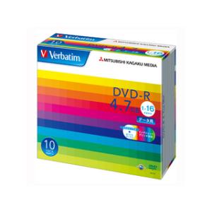 Verbatim バーベイタム データ用DVD-R 4.7GB（1-16倍速対応） 5mmケース入り...