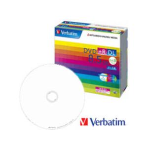 Verbatim バーベイタム データ用DVD+R DL 8.5GB 2.4〜8倍速 10枚スリムケ...