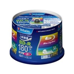 Verbatim バーベイタム 録画用BD-R 130分 6倍速 スピンドル 50枚パック ワイド印...