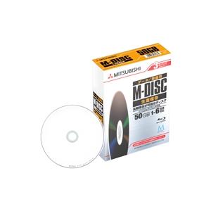 Verbatim バーベイタム BD-R DL片面2層 M-DISC 50GB 1-6倍速 1枚トー...