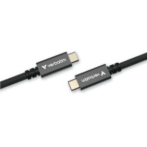 Verbatim バーベイタム 強靭 Type-CtoCケーブル USB 3.2 Gen2x2 20...