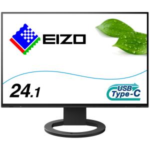 EIZO WUXGA対応 USB Type-C対応24.1型液晶ディスプレイ/ブラック/スピーカー EV2485-BK｜murauchi