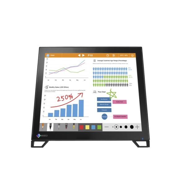 EIZO FDS1783T-LBK DuraVision タッチ対応17型スクエア液晶ディスプレイ(...