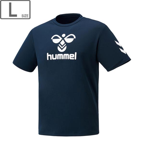 ヒュンメル hummel 【メンズ】BASICデザインTシャツ 【インディゴネイビー】【Ｌサイズ】H...