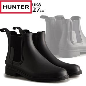 HUNTER ハンター 【メンズ】オリジナル リファインドチェルシーブーツ 【ブラック】【UK8/27cm】 MFS9060RMA-BLK｜murauchi