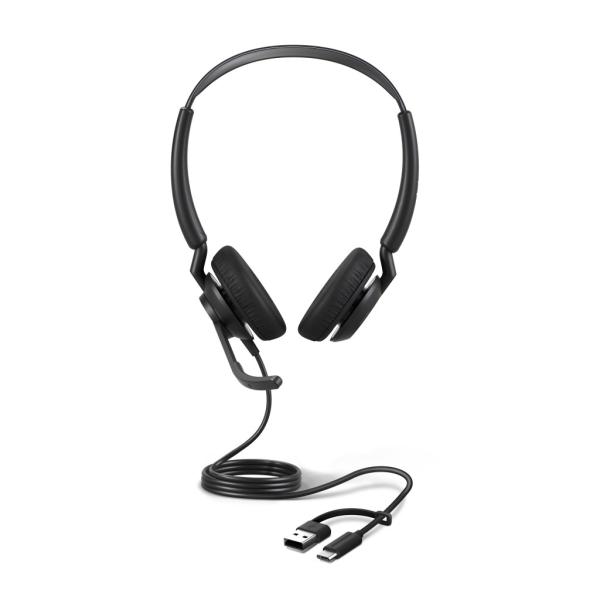 GNオーディオ USBヘッドセット USB-C/A 両耳 UC認定 Jabra Engage 50 ...