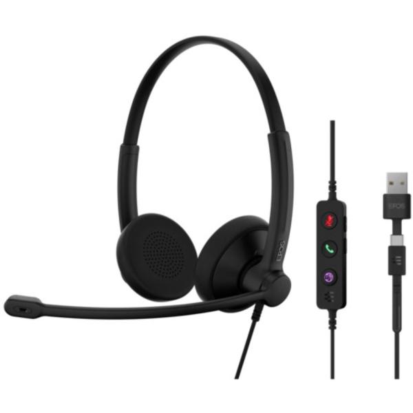 EPOS | SENNHEISER IMPACT 100 MS Stereo USB-C+A/USB...