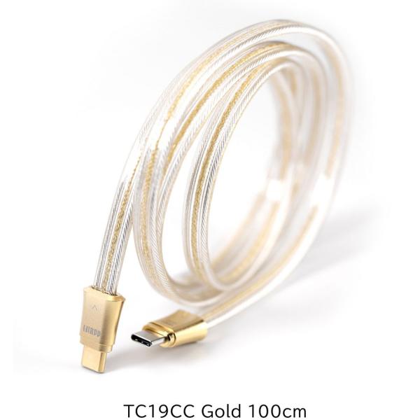 ddHiFi ディーディーハイファイ TC19CC Gold 100cm Gold シリーズ USB...