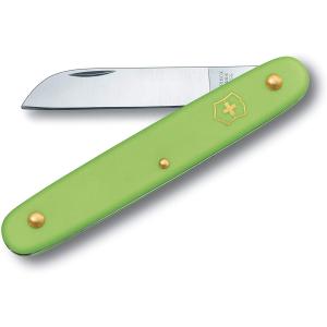 VICTORINOX ビクトリノックス  フローリストナイフストレートグリーン#3.9050.47B1｜murauchi