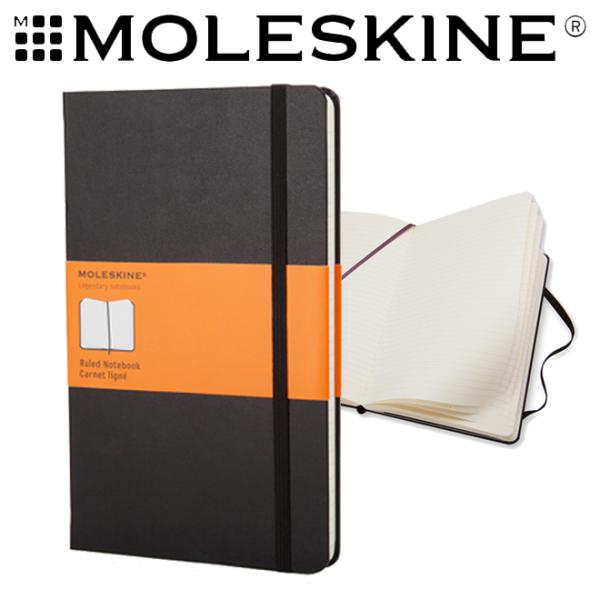 MOLESKINE モレスキン  クラシックノートブック ハードカバー Large 横罫 ブラック ...