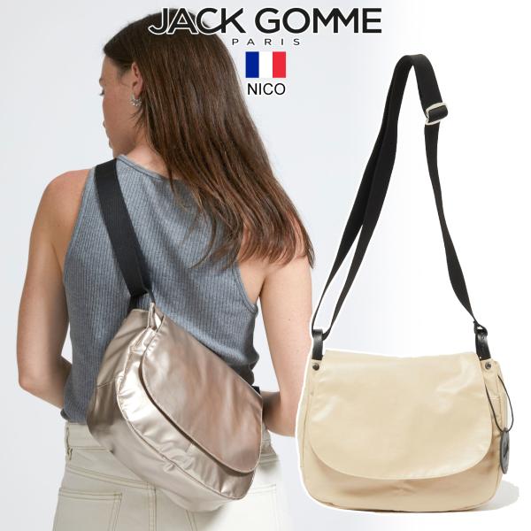 Jack Gomme ジャックゴム NICO【SABLE】24H1569.LV02A フラップ付きシ...