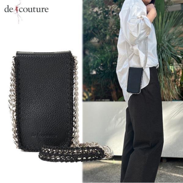 de couture デクチュール フォンバッグ Dalida #99 【ブラック】 1625100...