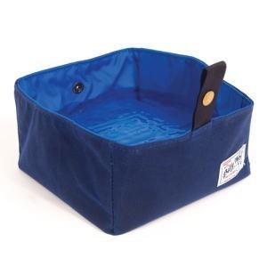 犬 お散歩 Billy Wolf DASH WATERBOWL（ウォータボウル） Navy Large｜murol