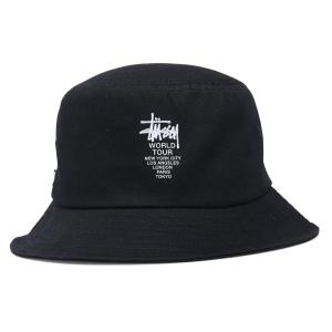 ステューシー バケットハット ワールドツアー Stussy World Tour Bucket Hat 男女兼用