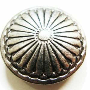 菊柄コンチョ コイン ボタンネジセット ネジ式 30ｍｍ