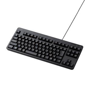 【正規代理店】 エレコム TK-FCM103BK 有線キーボード メンブレン式 コンパクトサイズ ブラック