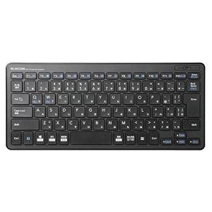 【正規代理店】 エレコム TK-FDP098TBK USB-A キーボード ワイヤレス (レシーバー付属) パンタグラフ ミニキーボード ブラック