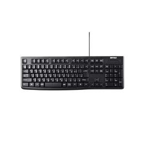 バッファロー BSKBU100BKZ BUFFALO ブラック [有線スタンダードキーボード(日本語配列108キー)]