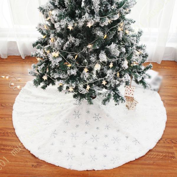 クリスマスツリースカート ツリーの装飾 ツリー下用 カーペット敷物 ツリーを飾り 円型 洗えるラグマ...