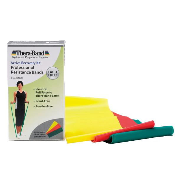 セラバンド ラテックスフリー【ライトパック】（黄色、赤色、緑色）：各色約1.5ｍ  ラテックスフリー...