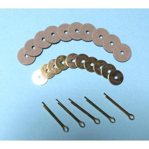 ファイバーボードジョイント 20ｍｍ ワッシャー付き１体分 ぬいぐるみ材料 資材 テディベア材料