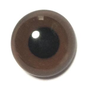 ガラスアイ ライトブラウン  14mm １ペア ぬいぐるみ目