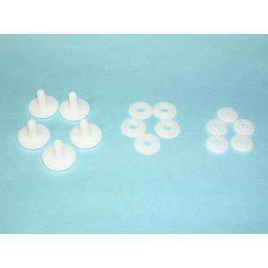 ぬいぐるみ材料 プラスチックジョイント　25ｍｍ　１体分　ジョイントTパーツ・ワッシャー・ストッパーセット　ぬいぐるみ関節材料