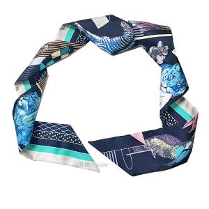 美品✨人気HERMES エルメス　ツイリー　シルクツイルスカーフ　リボン 楽天市場】エルメス リボンスカーフの通販