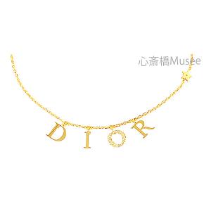 ≪ 新品 ≫ Dior ディオール DIO(R)EVOLUTION ネックレス ディオレボルーション N1308DVOCY_D301 ロゴ　DIOR クリスタルゴールド 箱 リボン ショッパー　｜心斎橋ミュゼ Yahoo!店