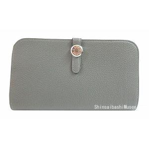 Dogon 《 新品 》HERMES エルメス ドゴン デュオ GM トゴ エトゥープ