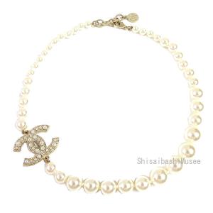 CHANEL（シャネル） B23S ココマーク ラインストーン パール リボン