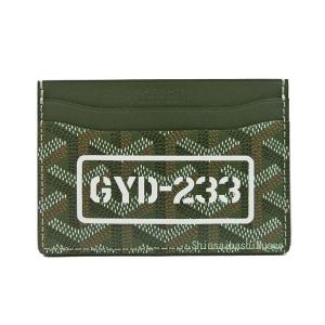 ≪新品≫ GOYARD ゴヤール 2025年限定 カードケース SAINT SULPICE サンシュルピス パスケース 名刺入れ カーキ マーカージュ GYD