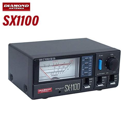 第一電波工業 ダイヤモンド SX1100 通過形SWR・パワー計【1.8〜1300MHz・2センサー...