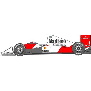 1/12マクラーレンMP4/5用マルボロデカール : ミュージアムコレクション