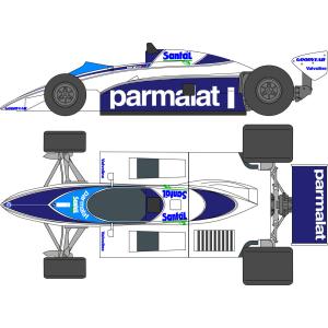 1/20ブラバムBT50&BT51デカール｜museumcollection