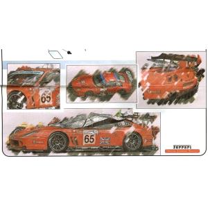 BBR 1/43フェラーリ550マラネロ&apos;04LM#65