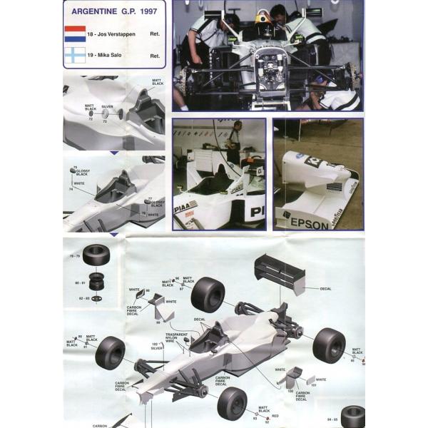 TAMEO 1/43ティレル025&apos;97アルゼンチン