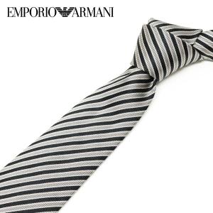 エンポリオアルマーニ EMPORIO ARMANI  ネクタイ necktie ラッピング可能 【即日発送】 ストライプ【GREY】 340182 2F644 00041/necktie