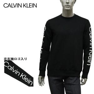 カルバンクライン Calvin Klein  graphic heavyweight プルオーバー ラッピング可能【即日発送】【BLACK】 40CC404  001/m-tops