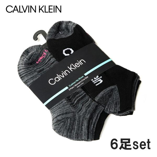 カルバンクライン Calvin Klein  ウィメンズ アンクレットソックス 6P ラッピング可能...