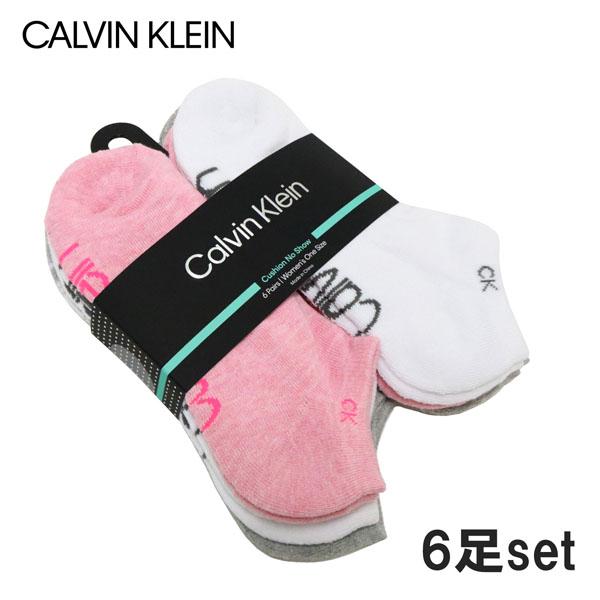 カルバンクライン Calvin Klein  ウィメンズ アンクレットソックス 6P ラッピング可能...