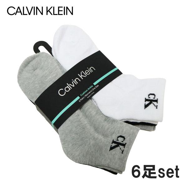 カルバンクライン Calvin Klein  ウィメンズ ソックス 6P ラッピング可能【即日発送】...