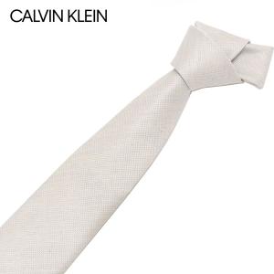 カルバンクライン Calvin Klein  ネクタイ ラッピング可能 【即日発送】【IVORY】 K7922205  252/necktie｜mush-and-laugh