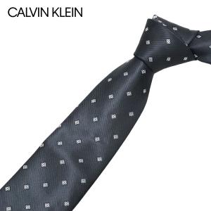 カルバンクライン Calvin Klein  ネクタイ ラッピング可能 【即日発送】【GRAY 】 K7922313  011/necktie｜mush-and-laugh