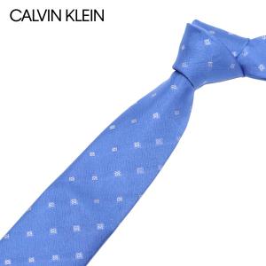 カルバンクライン Calvin Klein  ネクタイ ラッピング可能 【即日発送】【BLUE】 K7922313  400/necktie｜mush-and-laugh