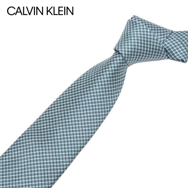 カルバンクライン Calvin Klein  ネクタイ ラッピング可能 【即日発送】【GREEN】 ...