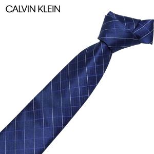 カルバンクライン Calvin Klein  ネクタイ ラッピング可能 【即日発送】【BLUE】 K7933551  411/necktie｜mush-and-laugh
