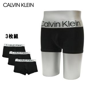 カルバンクライン Calvin Klein  アンダーウェア ボクサーパンツ ポリエステル  3 PACK ラッピング可能【即日発送】【BLACK】 NB3074A 7V1 /m-inner｜mush-and-laugh