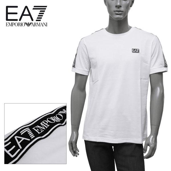 エンポリオアルマーニ EMPORIO ARMANI  EA7 袖テープロゴ Tシャツ ラッピング可能...